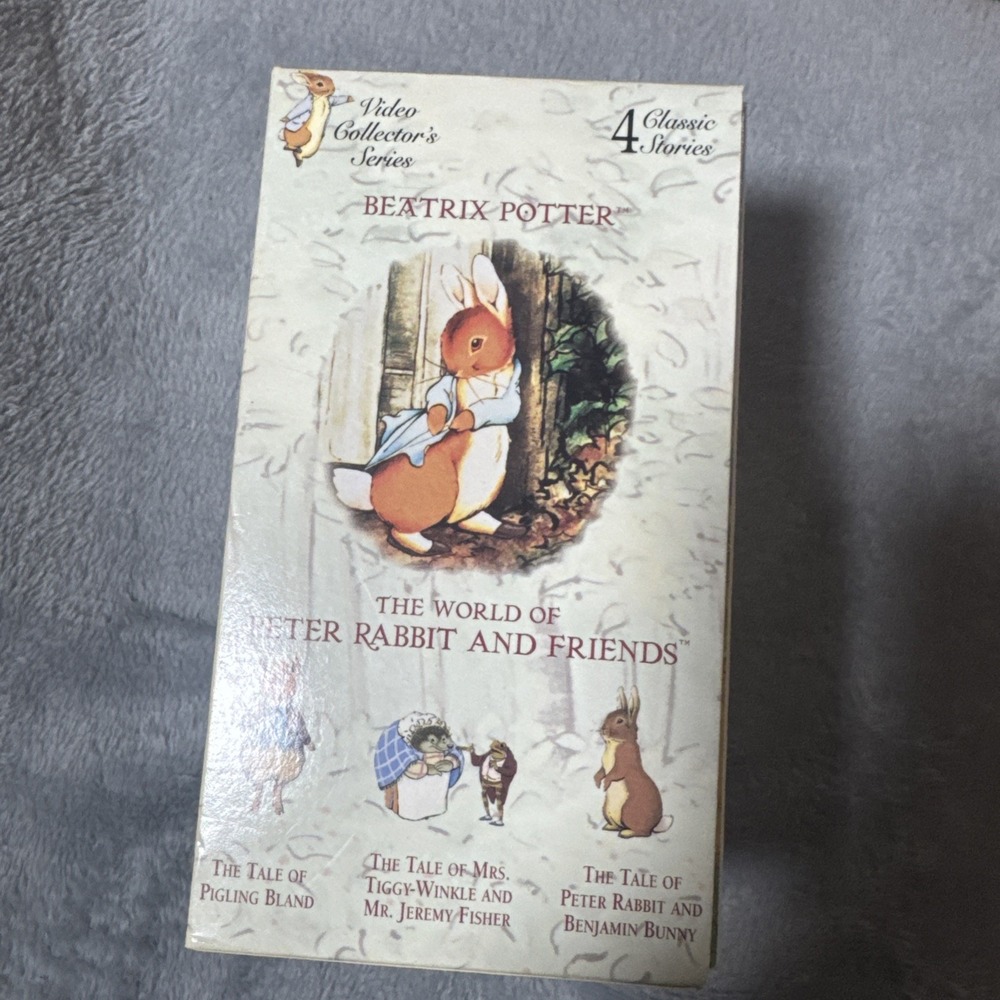 Beatrix Potter 6 VHS The World of Peter Rabbit and Friends 1994 See Desc